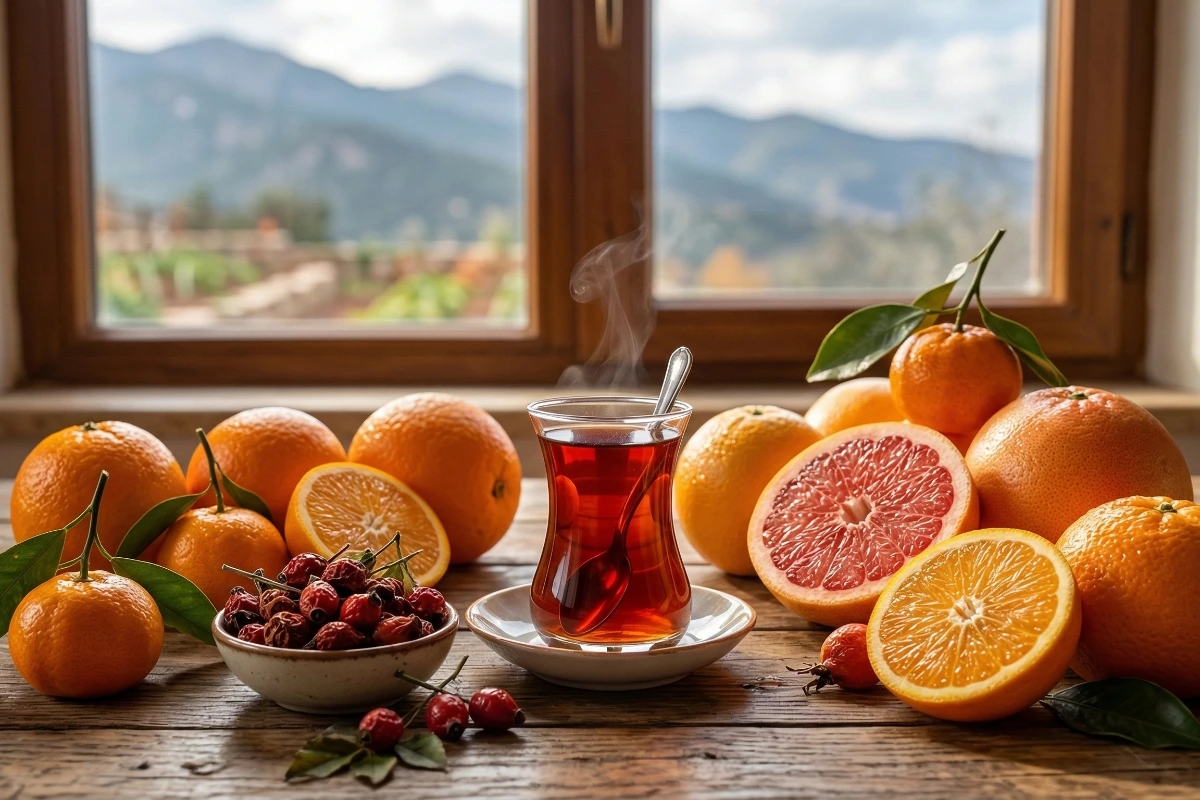 C Vitamini Depoları: Narenciye ve Kuşburnu