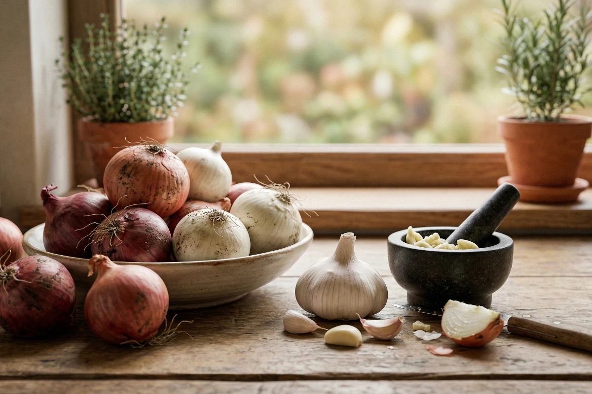 Mutfağın Doğal Antibiyotikleri: Soğan ve Sarımsak